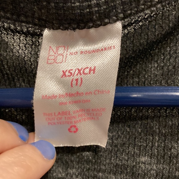 NOBO Thin Burnout Cute V-Neck Shirt With Tie Bottom & Buttons - Picture 5 of 8